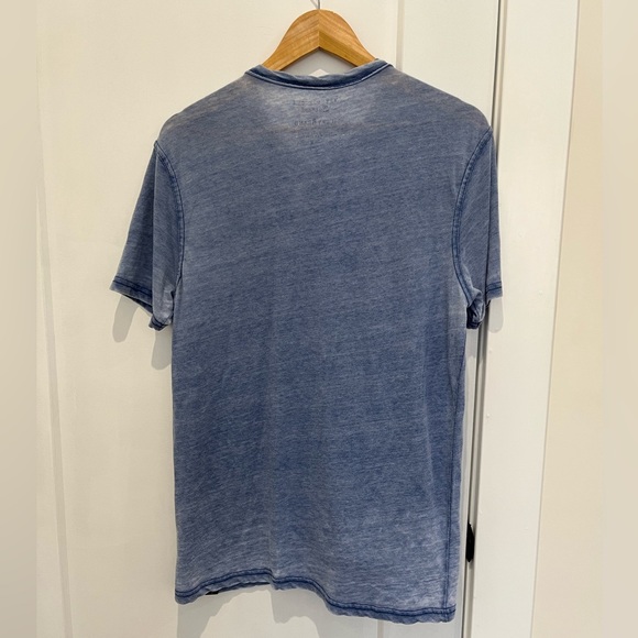 Lucky Brand Mens Venice Burnout Notch Neck Tee Shirt - Picture 3 of 9